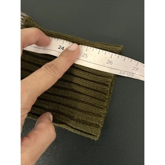 Mustard Seed Cardigan Sweater Woman Size Small Camo Open Front Pockets Dove Deer - Picture 9 of 9